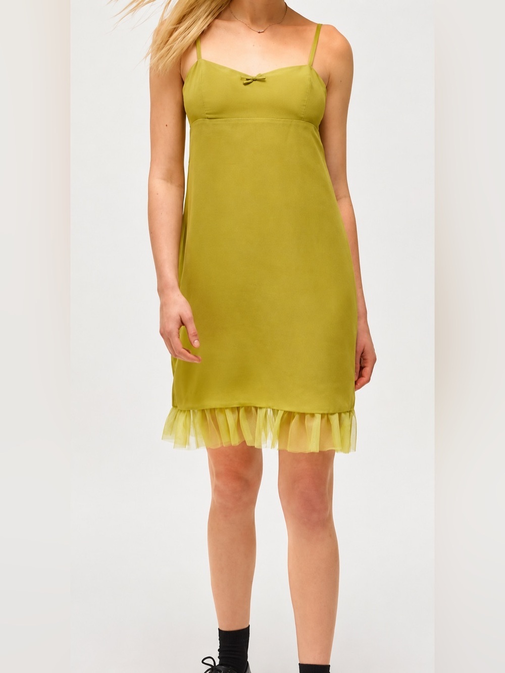 Betsy Johnson x Urban Outfitters green tulle dress, medium